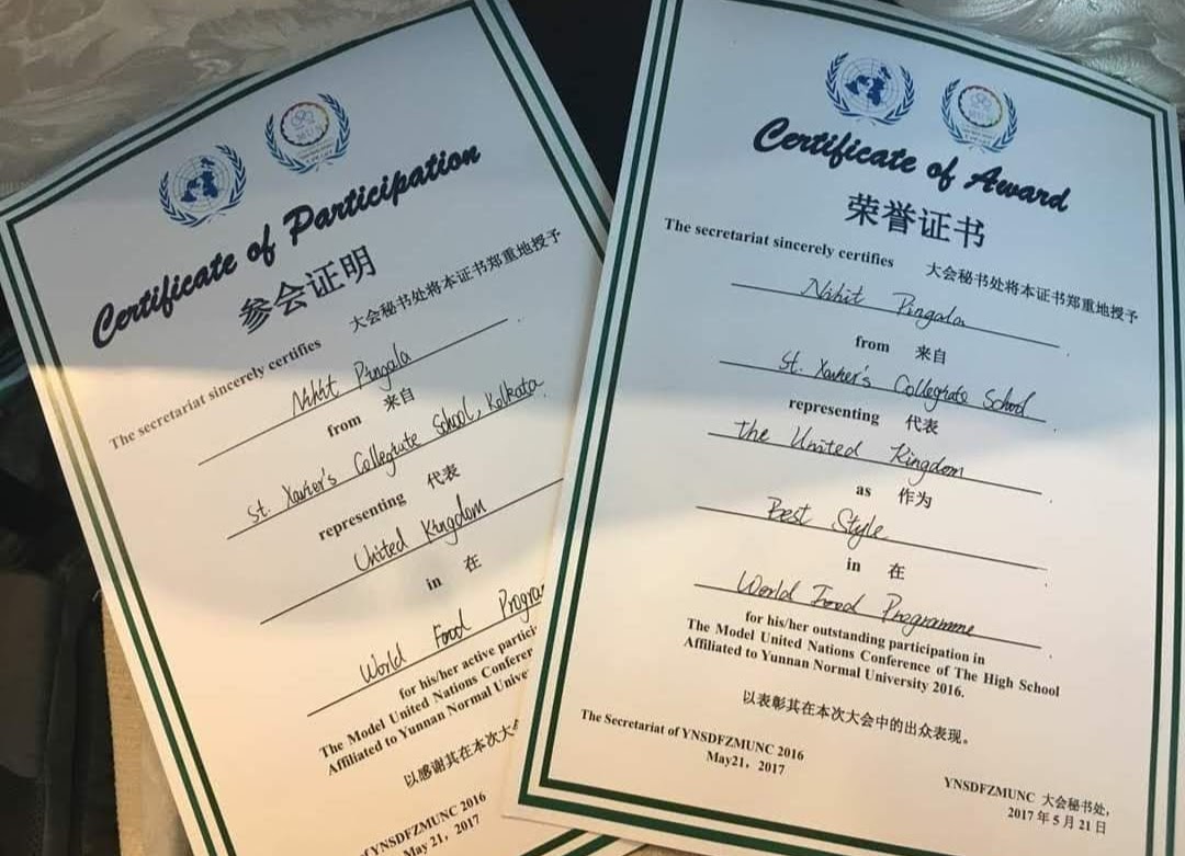 Best Delegate Certificate